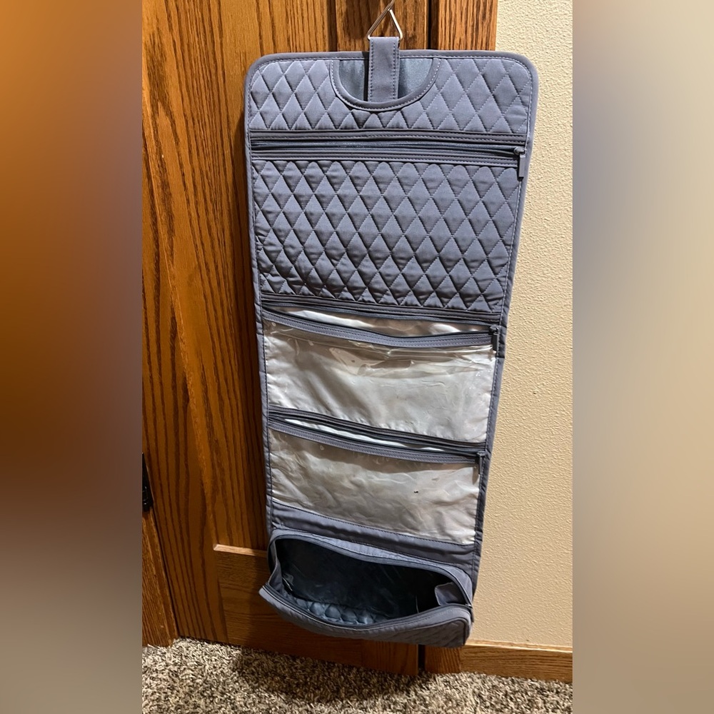 Vera Bradley Quilted Black Travel Bag - Picture 2 of 6